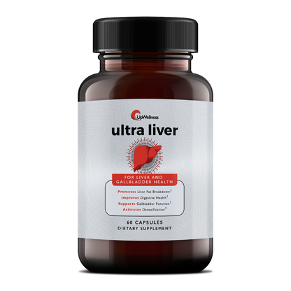 UpWellness Ultra Liver Supplement for Liver Support and Gallbladder Support - Powered by TMG, NAC Milk Thistle, and More - Liver Cleanse Detox & Repair - 60 Capsules